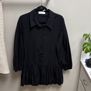 Maxine Black Women's Bubble Hem Dress